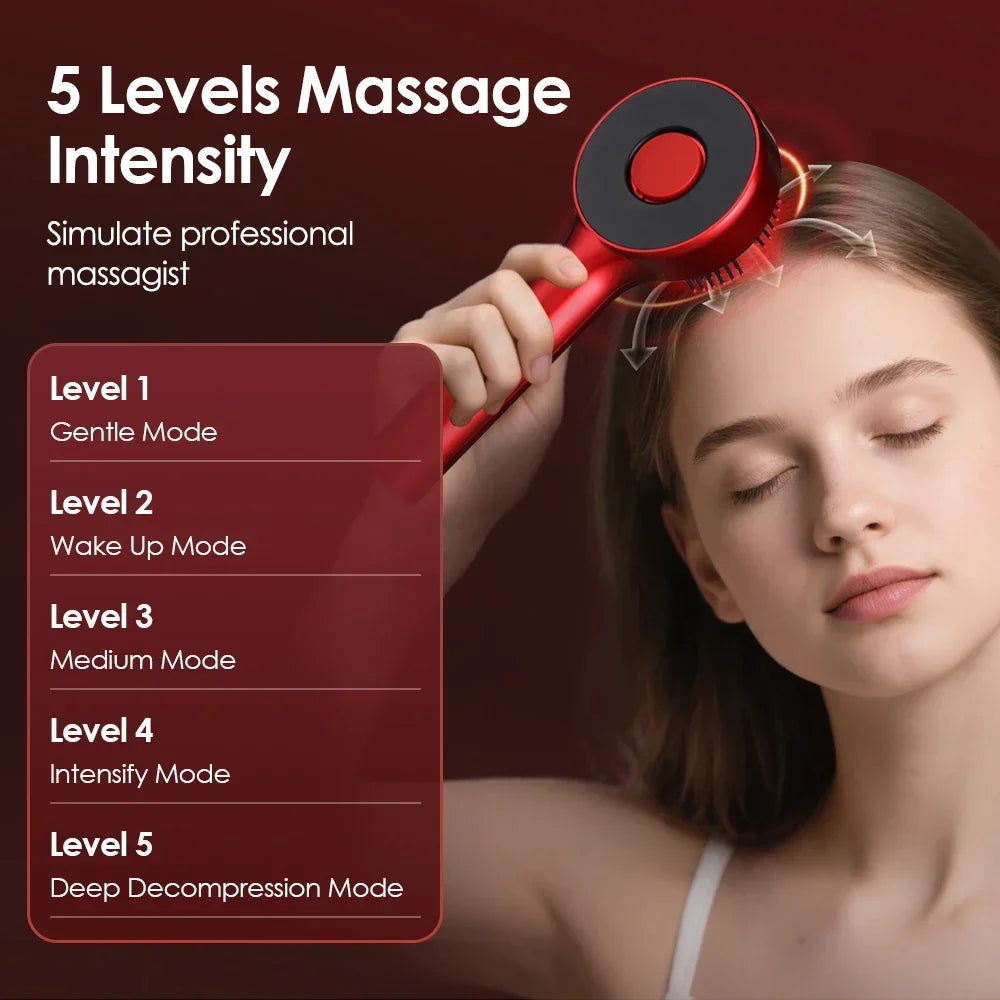 BX Red-Light Massage Comb